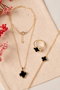 Heliophilia Silver Conjunto de Collar, Pulsera y Anillo Dorado CSET9839
